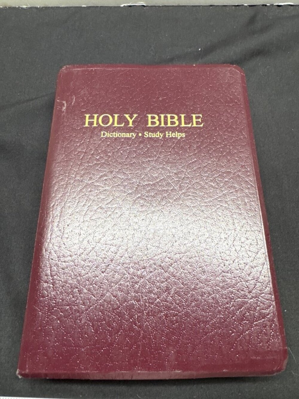 Holy Bible King James Version Red Letter Edition Dictionary Study Helps